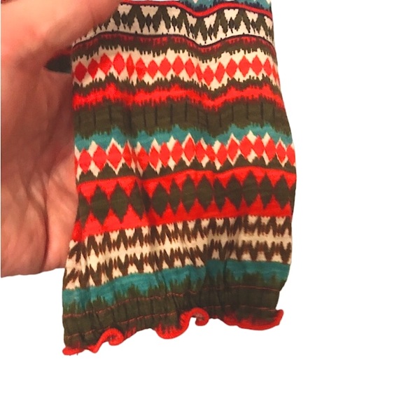 🆕🔥LUCKY BRAND SUPER CUTE&STYLISH&TRENDY STRIPED LONGSLEEVE BOHO TOP!!MSRP 60$ - Picture 7 of 12